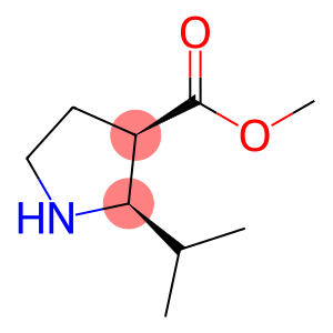 3-Pyrrolidinecarboxylicacid,2-(1-methylethyl)-,methylester,(2R,3R)-rel-(9CI)