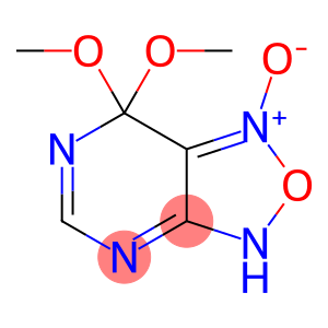 [1,2,5]Oxadiazolo[3,4-d]pyrimidine,4,7-dihydro-7,7-dimethoxy-,1-oxide(9CI)
