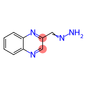 2-Quinoxalinecarboxaldehyde,  hydrazone