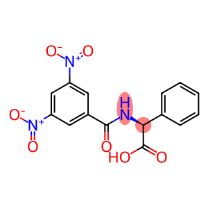 benzeneacetic acid, alpha-[(3,5-dinitrobenzoyl)amino]-, (alphaR)-