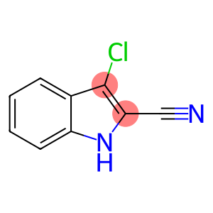 3-氯-1H-吲哚-2-甲腈
