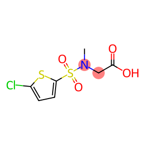 2-(N-Methyl5-chlorothiophene-2-sulfonamido)acetic Acid