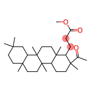 methyl 3-(2-acetyl-2,4b,6a,9,9,10b,12a-heptamethyl-1,3,4,4a,5,6,7,8,10 ,10a,11,12-dodecahydrochrysen-1-yl)propanoate