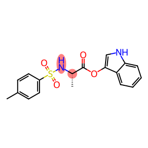 1H-indol-3-yl (2S)-2-[(4-methylphenyl)sulfonylamino]propanoate