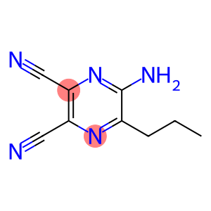 2,3-Pyrazinedicarbonitrile,5-amino-6-propyl-(9CI)
