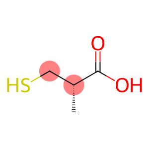 (2S)-2-methyl-3-sulfanylpropanoic acid, (S)-3-mercapto-2-methyl-propionic acid, (S)-3-mercapto-2-methylpropanoic acid, (S)-3-mercapto-2-methylpropanoicacid, 3-merkapto-2-D-methylpropanoic acid, 3-merc
