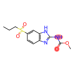 Carbamic acid, (5-(propylsulfonyl)-1H-benzimidazol-2-yl)-, methyl ester (9CI)