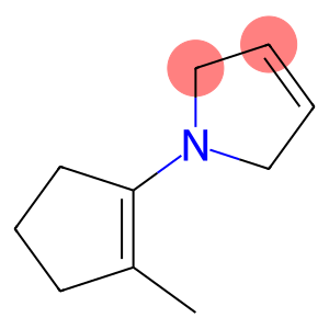 1H-Pyrrole,2,5-dihydro-1-(2-methyl-1-cyclopenten-1-yl)-(9CI)
