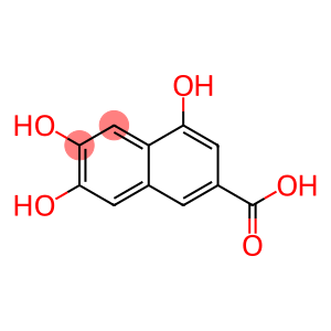 2-Naphthalenecarboxylic acid, 4,6,7-trihydroxy- (9CI)