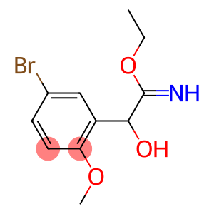 Benzeneethanimidic  acid,  5-bromo--alpha--hydroxy-2-methoxy-,  ethyl  ester  (9CI)
