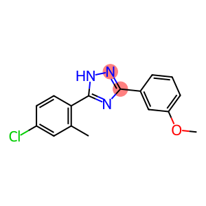 1H-1,2,4-Triazole, 5-(4-chloro-2-methylphenyl)-3-(3-methoxyphenyl)-