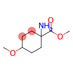 Cyclohexanecarboxylic acid, 1-amino-4-methoxy-, methyl ester (9CI)