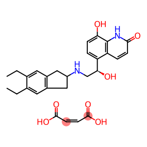 (R)-5-[2-[(5,6-Diethyl-2,3-dihydro-1H-inden-2-yl)amino]-1-hydroxyethyl]-8-hydroxyquinolin-2(1H)-one Maleate