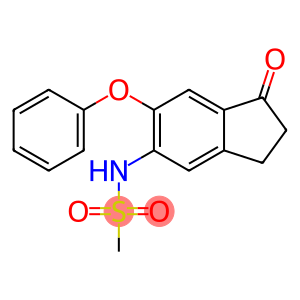 5-methylsulfonylamino-6-phenoxy-1-indanone