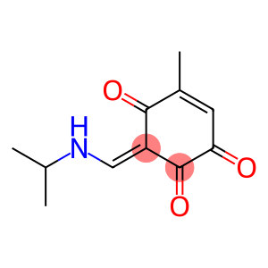 5-Cyclohexene-1,2,4-trione,5-methyl-3-[[(1-methylethyl)amino]methylene]-(9CI)