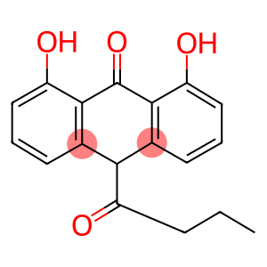 1,8-Dihydroxy-10-(1-oxobutyl)anthracen-9(10H)-one