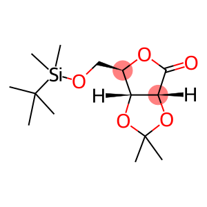 5-O-(T-butyldime.silyl)-2,3-O-isoprop.-D-ribonic ac. G-lact