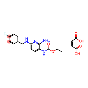 2-氨基-6- (4-氟苯甲氨基) 3-吡啶氨基甲酸乙酯马来酸盐