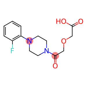 {2-[4-(2-fluorophenyl)-1-piperazinyl]-2-oxoethoxy}acetic acid