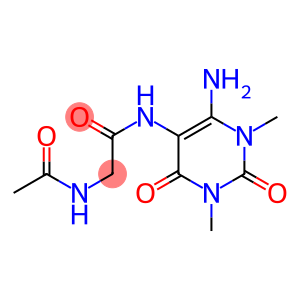 Acetamide,  2-(acetylamino)-N-(6-amino-1,2,3,4-tetrahydro-1,3-dimethyl-2,4-dioxo-5-pyrimidinyl)-