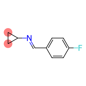 Cyclopropanamine, N-[(4-fluorophenyl)methylene]- (9CI)