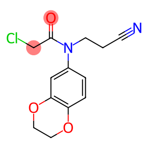 2-氯-N-(2-氰乙基)-N-(2,3-二氢苯并[b][1,4]二噁英-6-基)乙酰胺