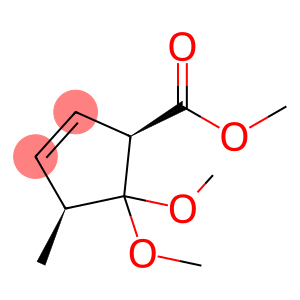 2-Cyclopentene-1-carboxylicacid,5,5-dimethoxy-4-methyl-,methylester,(1R,4S)-rel-(9CI)