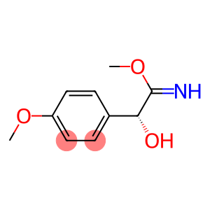Benzeneethanimidic acid, alpha-hydroxy-4-methoxy-, methyl ester, (R)- (9CI)