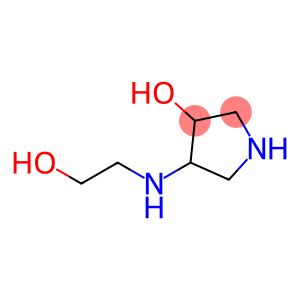 3-Pyrrolidinol, 4-[(2-hydroxyethyl)amino]- (9CI)