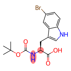 L-Tryptophan, 5-bromo-N-[(1,1-dimethylethoxy)carbonyl]-