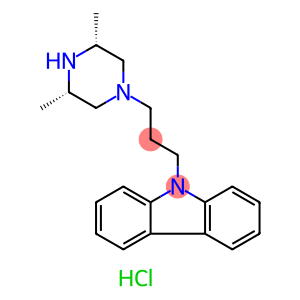 9-[3-(顺-3,5-二甲基-1-哌嗪基)丙基]咔唑盐酸盐