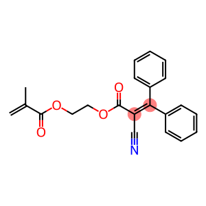 2-[(2-methyl-1-oxoallyl)oxy]ethyl 2-cyano-3,3-diphenylacrylate