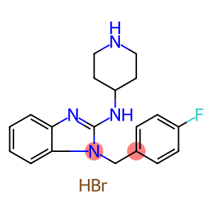 1-[(4-氟苯基)甲基]-N-(4-哌啶基-1H-苯并咪唑-2-胺 二氢溴酸盐