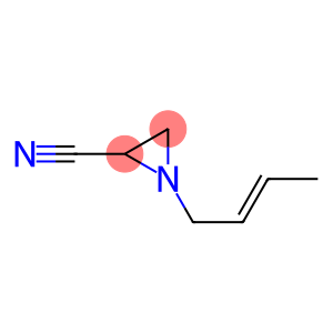 2-Aziridinecarbonitrile,1-(2-butenyl)-(9CI)