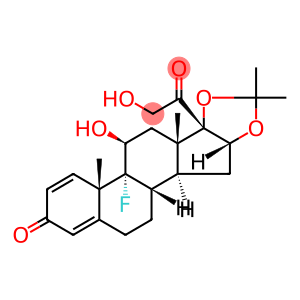 9a-Fluoro-11b,16a,17a,21-tetrahydroxy-1,4-pregnadiene-3,20-dione 16,17-acetonide