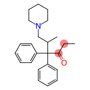 5-methyl-4,4-diphenyl-6-piperidinohexan-3-one