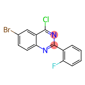 6-BROMO-4-CHLORO-2-(2-FLUORO-PHENYL)-QUINAZOLINE