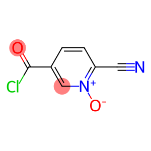 3-Pyridinecarbonyl chloride, 6-cyano-, 1-oxide (9CI)