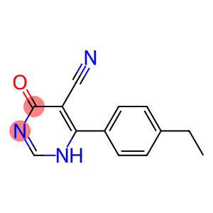 5-Pyrimidinecarbonitrile,6-(4-ethylphenyl)-1,4-dihydro-4-oxo-(9CI)