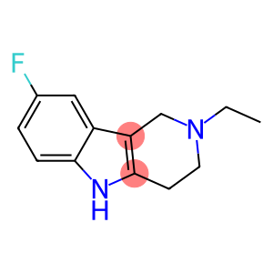 1H-Pyrido[4,3-b]indole,2-ethyl-8-fluoro-2,3,4,5-tetrahydro-(9CI)
