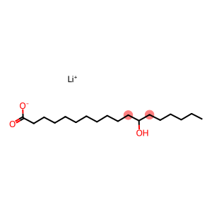 Octadecanoic acid, 12-hydroxy-, monolithium salt