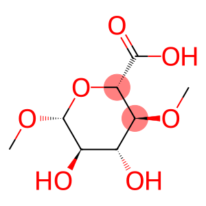 ba-D-Glucopyranosiduronic acid, methyl 4-O-methyl- (9CI)