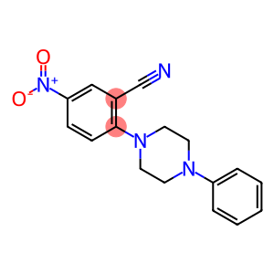 5-nitro-2-(4-phenylpiperazin-1-yl)benzonitrile