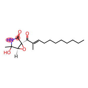 6-Oxa-3-azabicyclo[3.1.0]hexan-2-one, 4-hydroxy-4-methyl-1-[(2E)-2-methyl-1-oxo-2-undecen-1-yl]-, (1R,5R)-