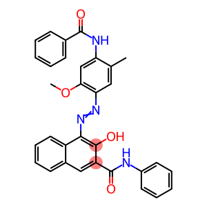 4-[[4-(Benzoylamino)-2-methoxy-5-5-methylphenyl]azo]-3-hydroxy-N-phenyl-2-naphthalenecarboxamide