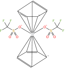 Bis(trifluoromethanesulfonate)dicyclopentadienyltitanium(IV)