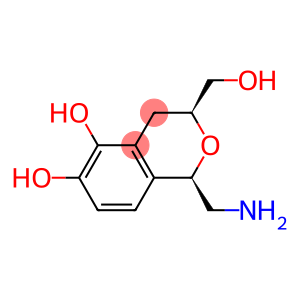 1H-2-Benzopyran-5,6-diol, 1-(aminomethyl)-3,4-dihydro-3-(hydroxymethyl)-, (1R-cis)- (9CI)