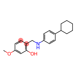 2-[(4-CYCLOHEXYLANILINO)METHYL]-5-METHOXYBENZENOL
