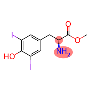 D-tyrosine, 3,5-diiodo-, methyl ester