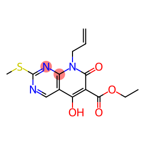 ethyl 8-allyl-5-hydroxy-2-(methylthio)-7-oxo-7,8-dihydropyrido[2,3-d]pyrimidine-6-carboxylate